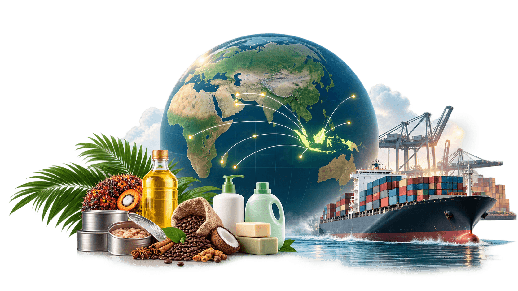 Indonesian products connected to international markets